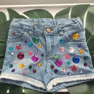 Bedazzled Girl Shorts